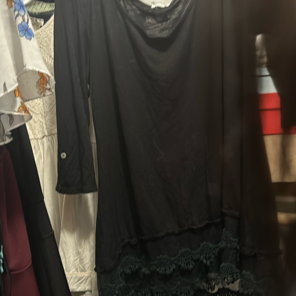 Lace Bottom Blouse🖤